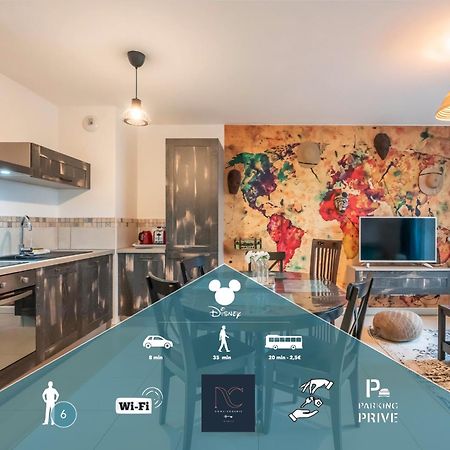 *Disneyland-Paris* 6Pers, Netflix, Wifi, Parking Montevrain Bagian luar foto
